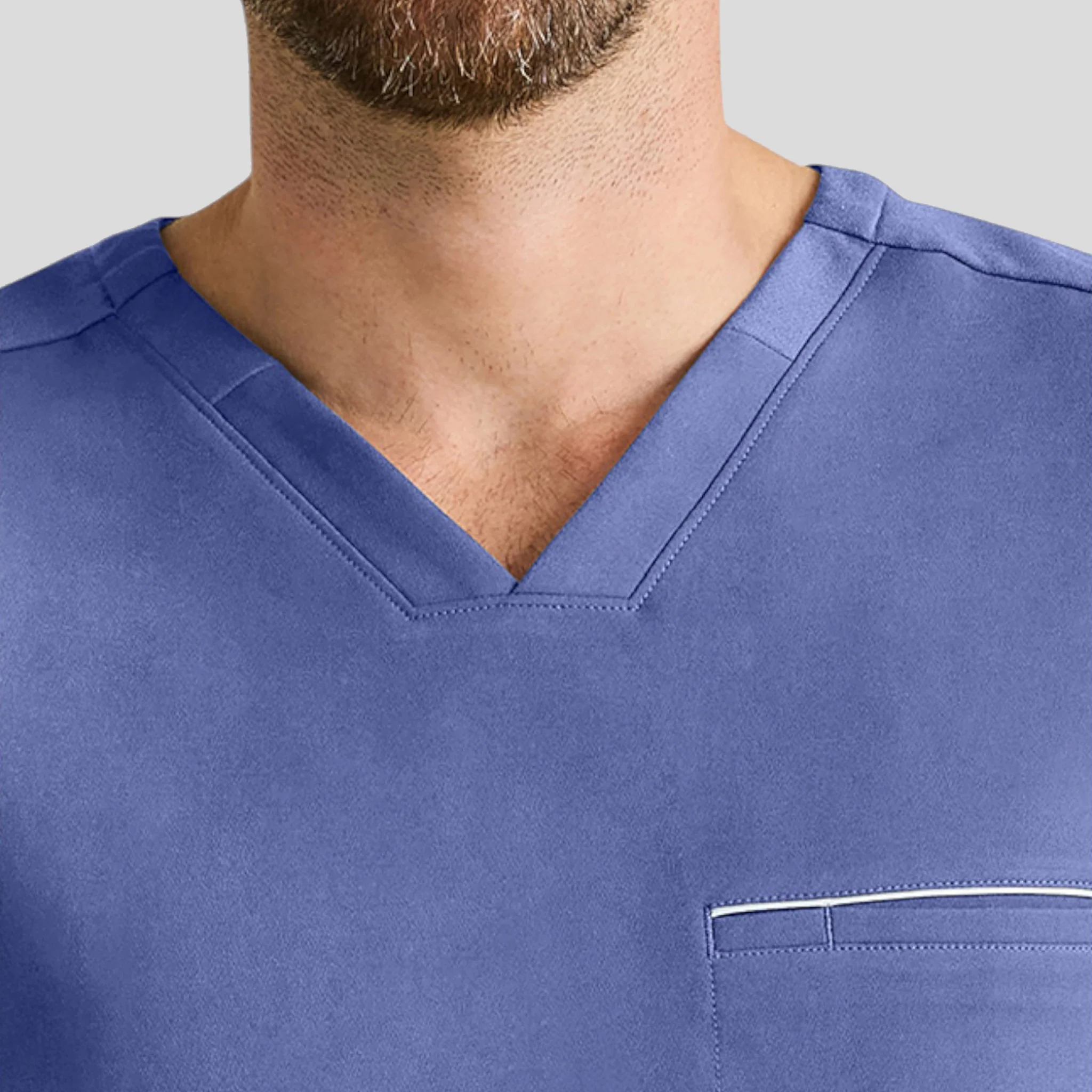 Scrub Top V Neck Healing Hands (360) For Men - Image 12