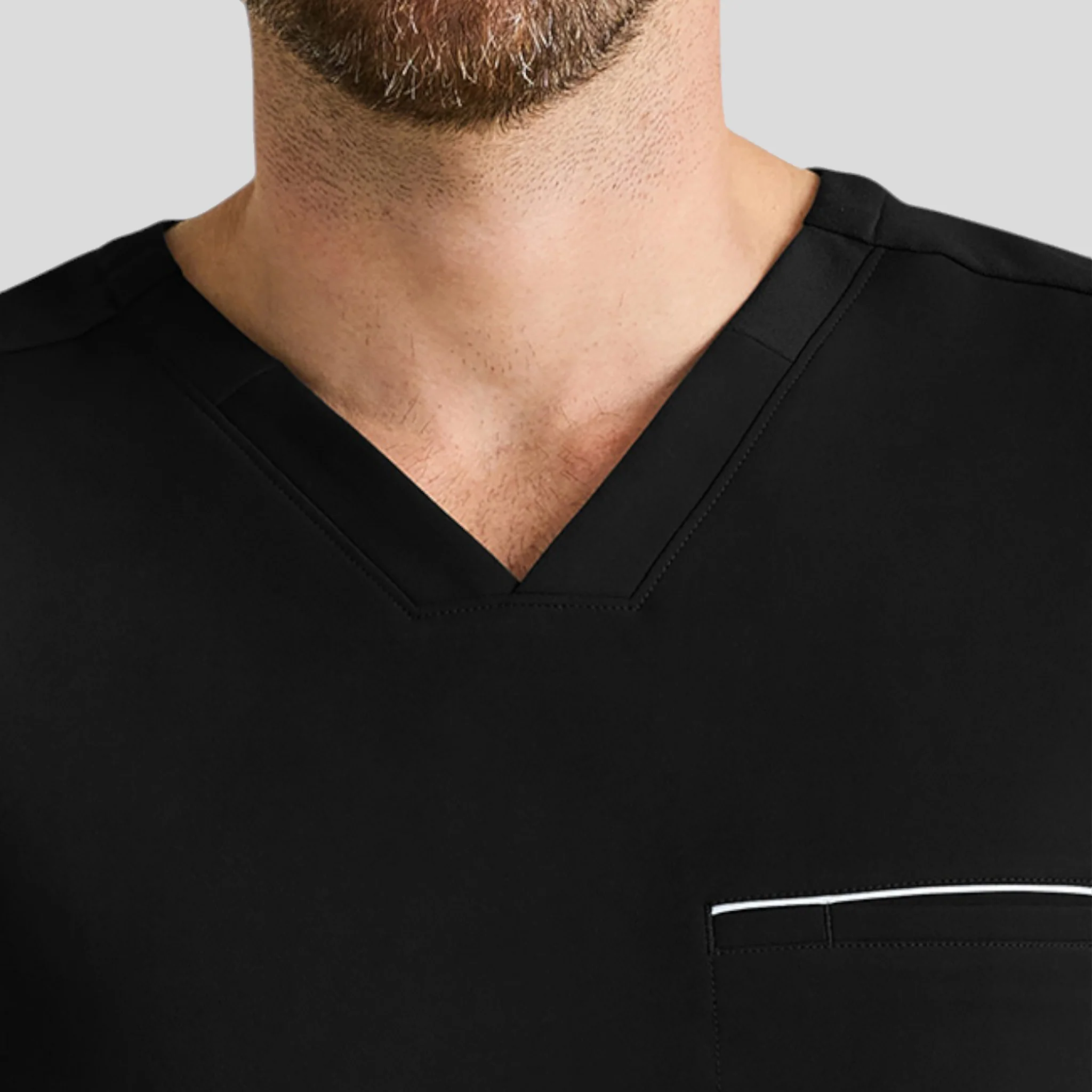 Scrub Top V Neck Healing Hands (360) For Men - Image 6