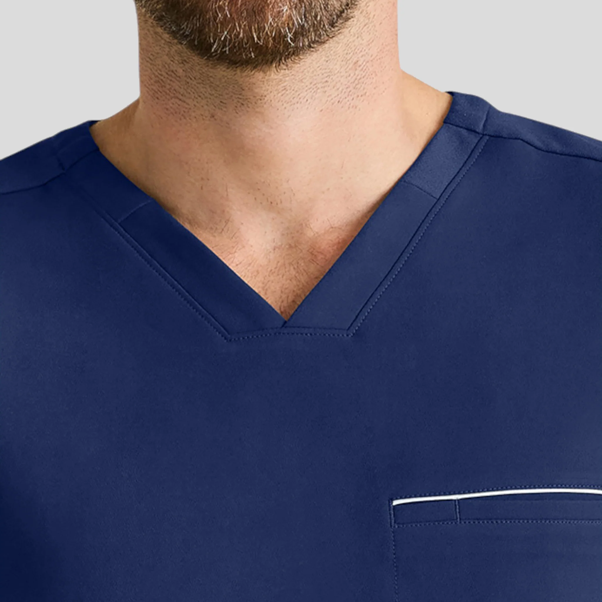 Scrub Top V Neck Healing Hands (360) For Men - Image 9