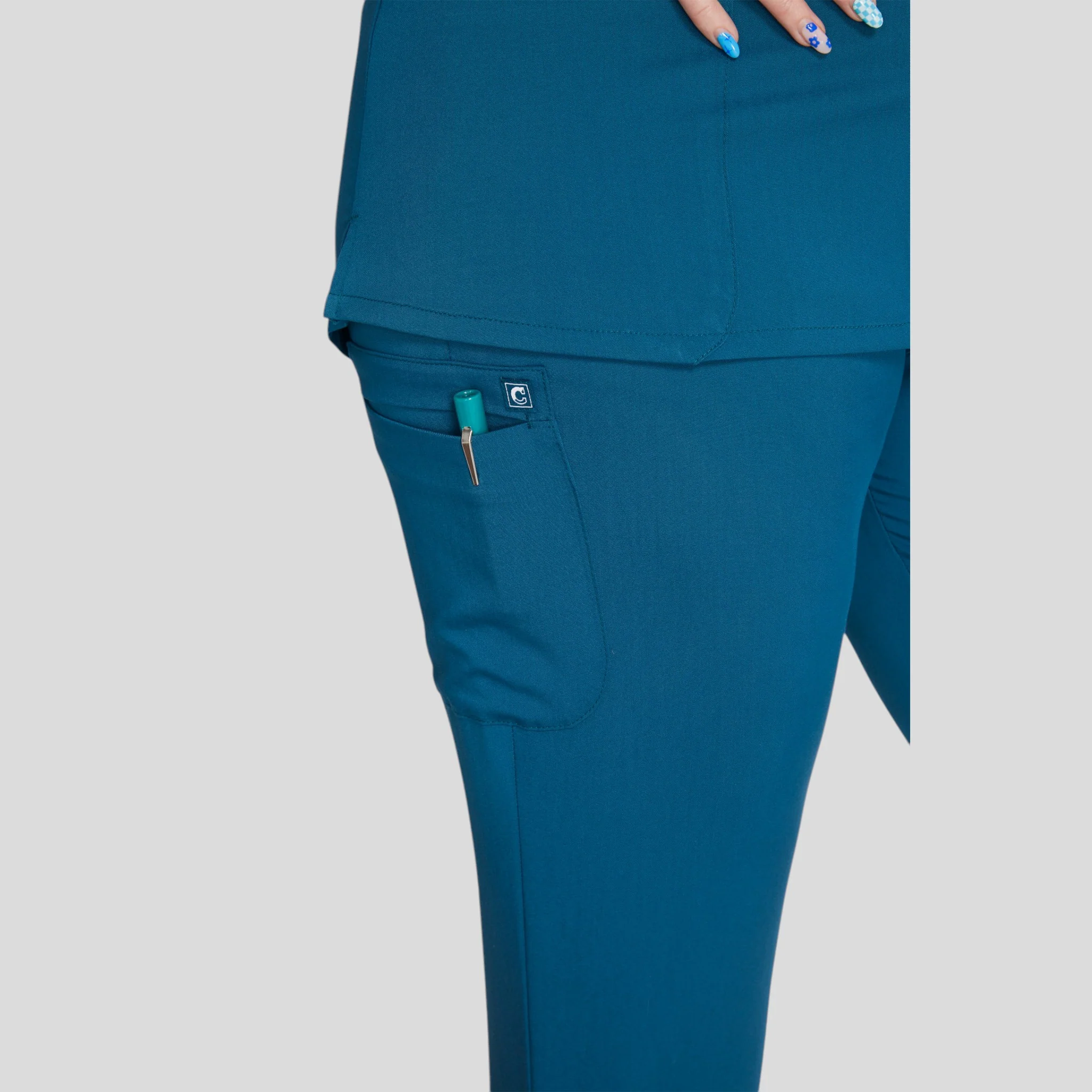 Scrub Top V-Neck Atmos For Women - Image 11