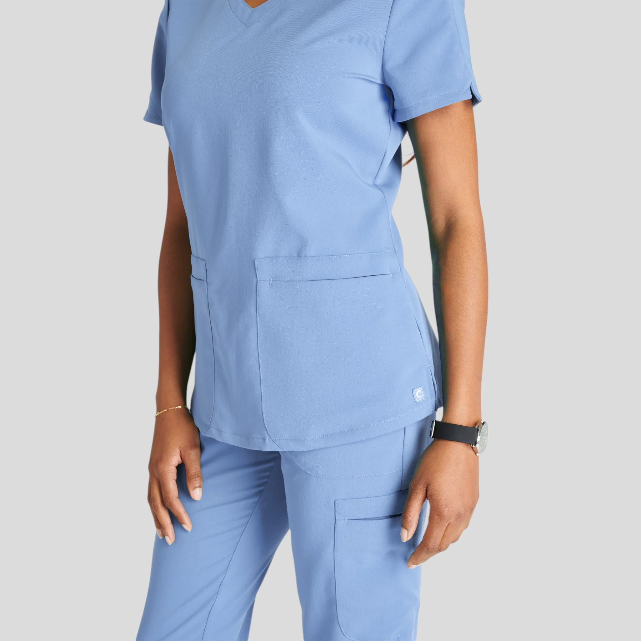 Scrub Top V-Neck Atmos For Women - Image 3