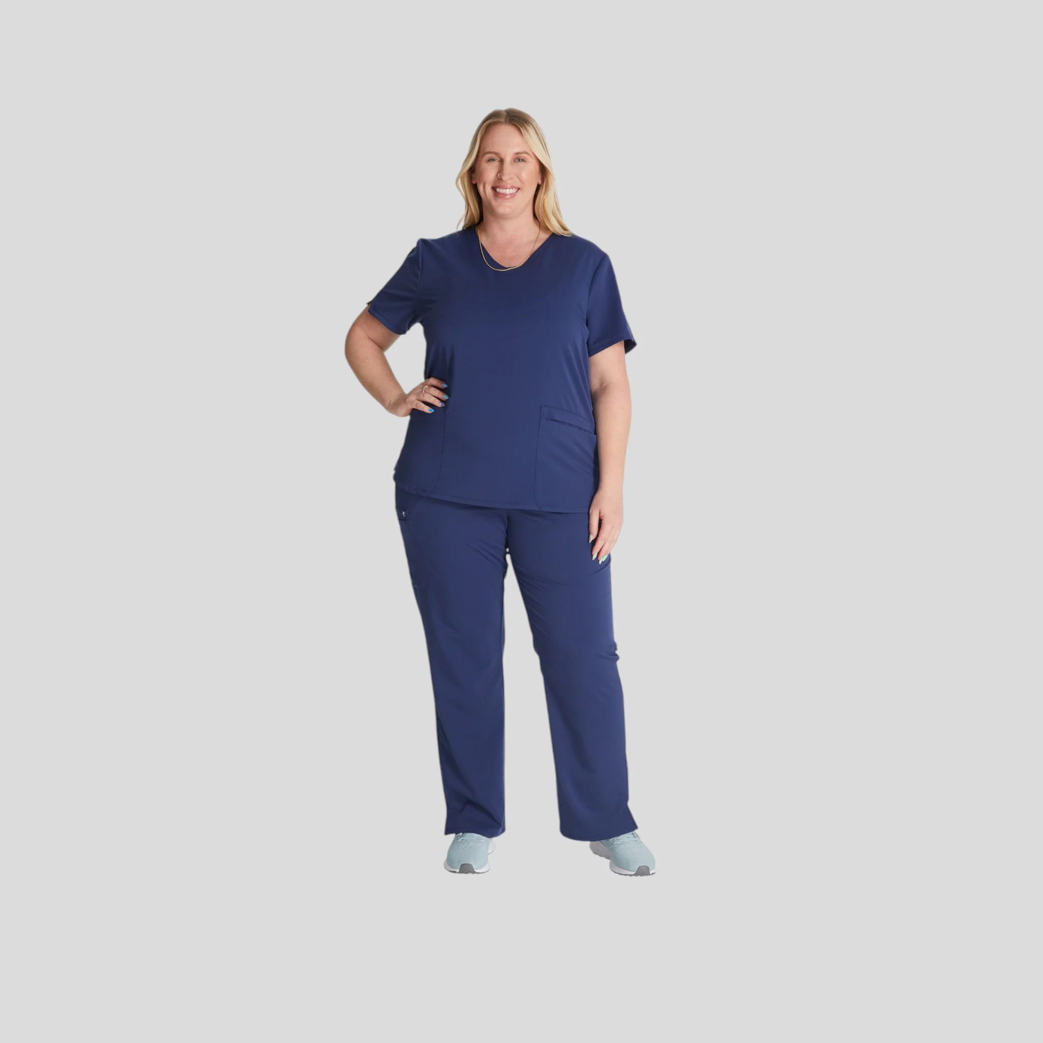 Scrub Top V-Neck Atmos For Women - Image 4