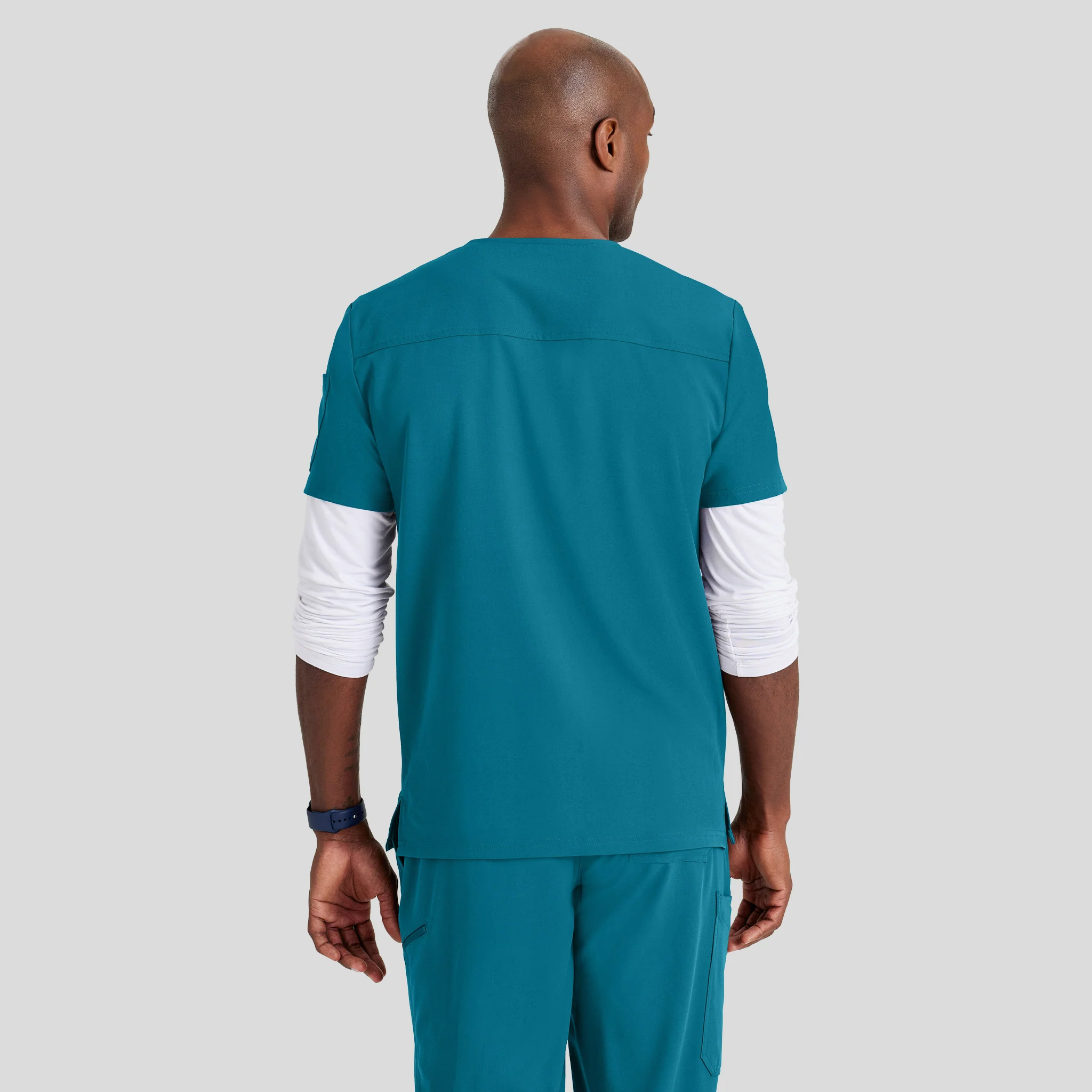 V-Neck Barco Unify Scrub Top for Men - Image 13