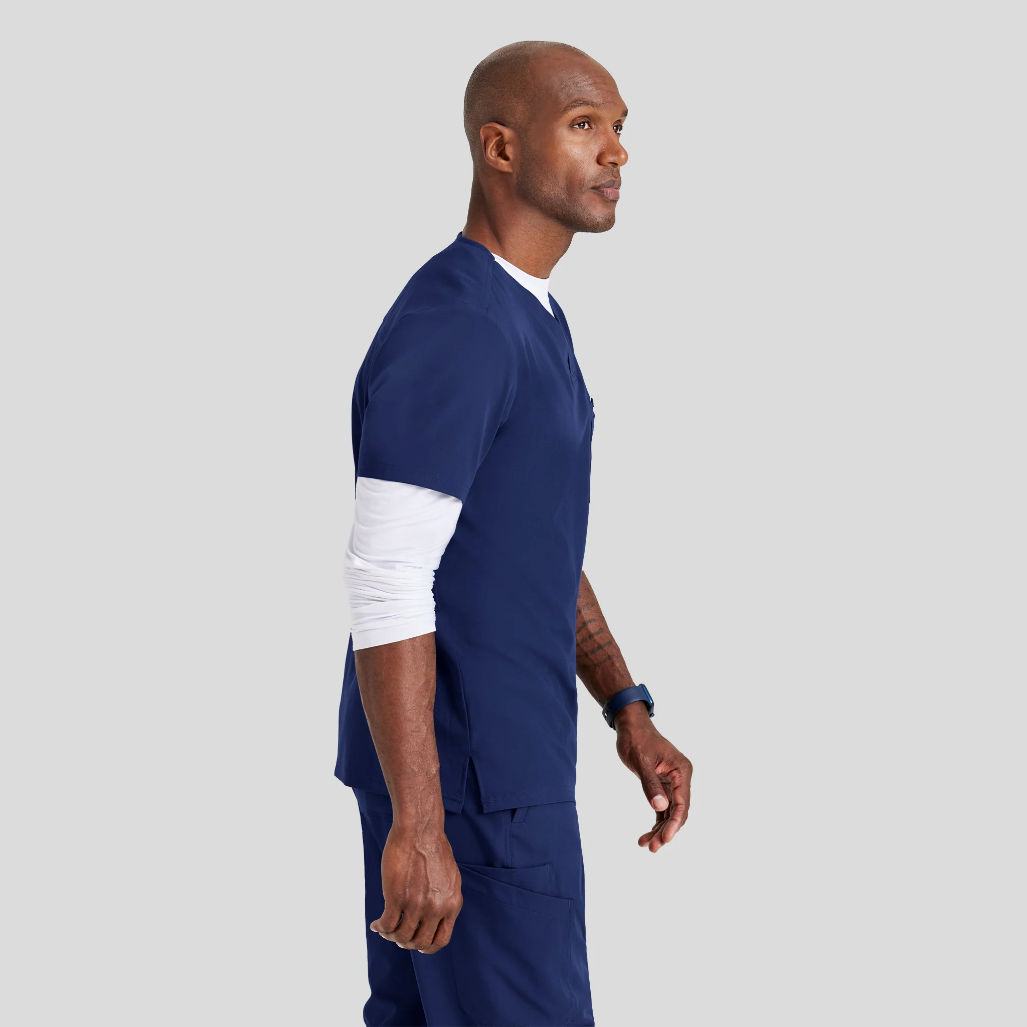 V-Neck Barco Unify Scrub Top for Men - Image 3