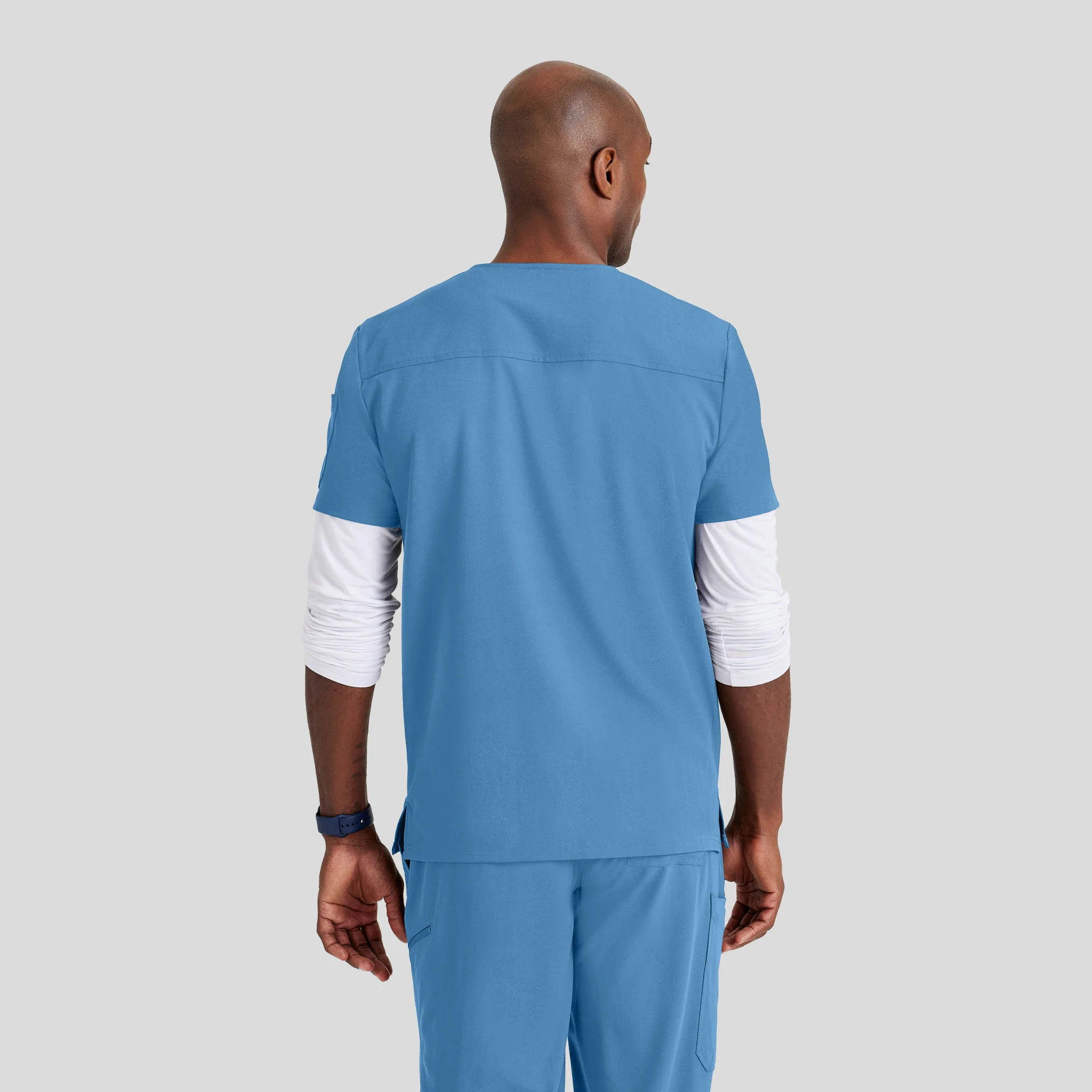 V-Neck Barco Unify Scrub Top for Men - Image 6