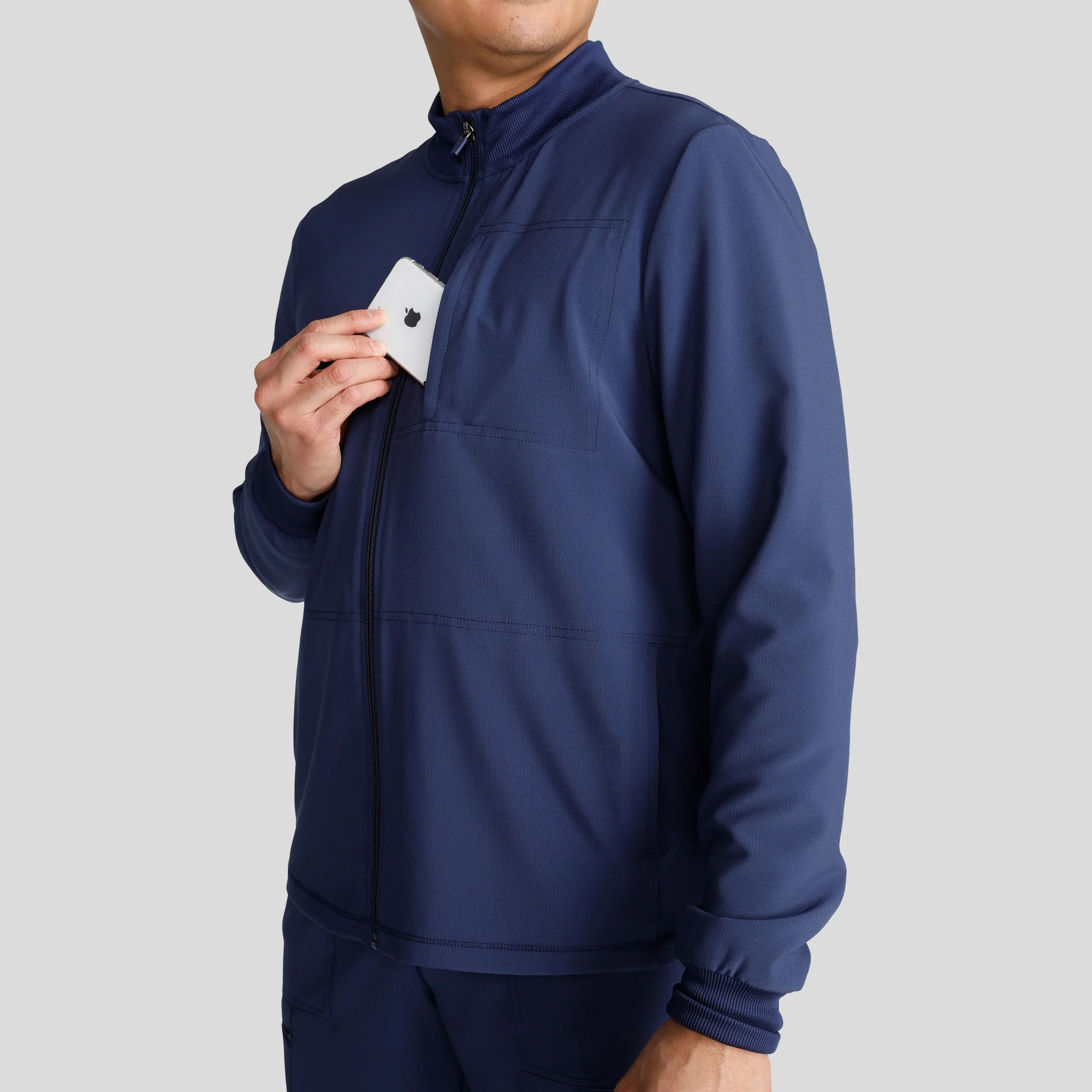 Medical Scrub Jacket Cherokee For Men - Image 3