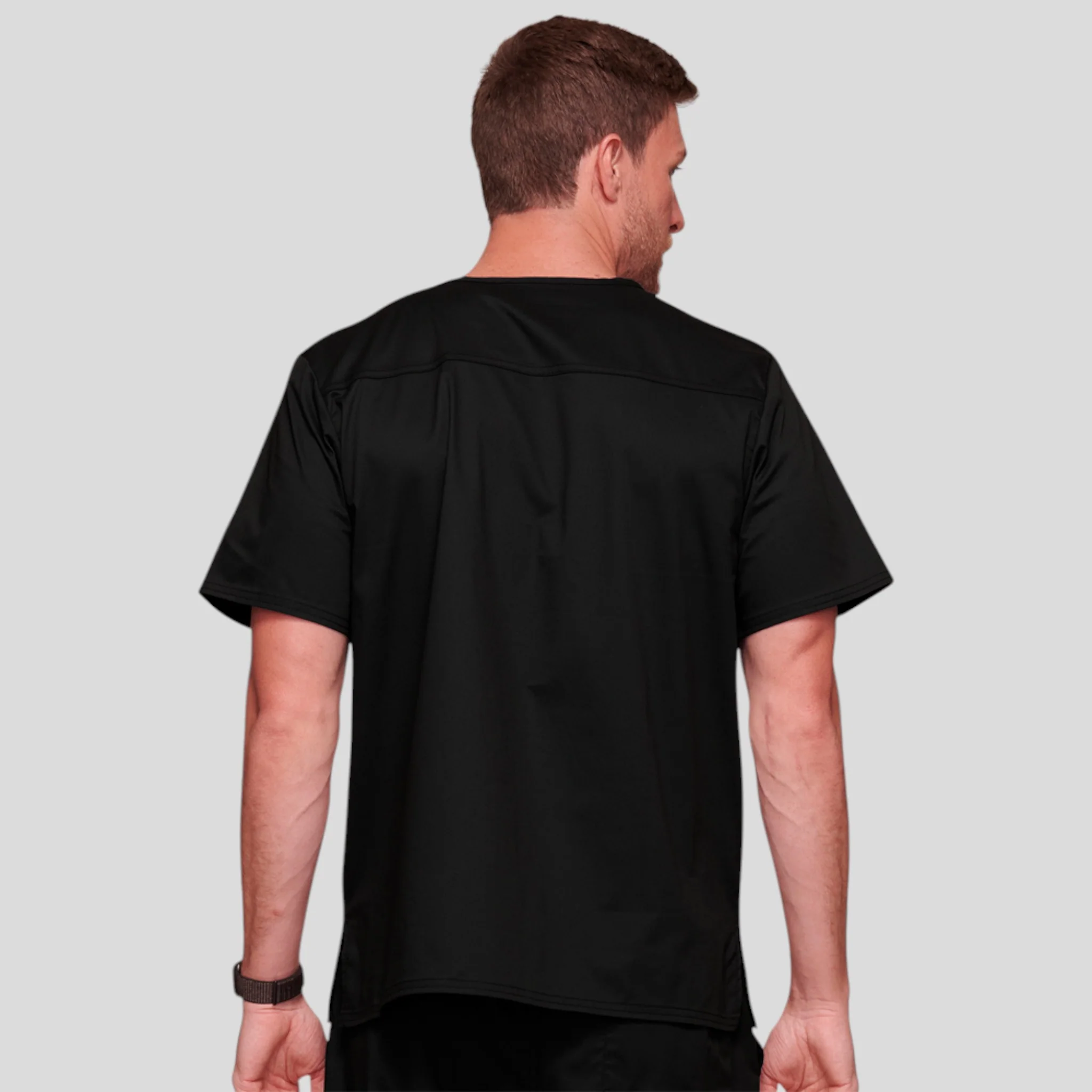 Scrub Top Cherokee V-Neck For Men - Image 8