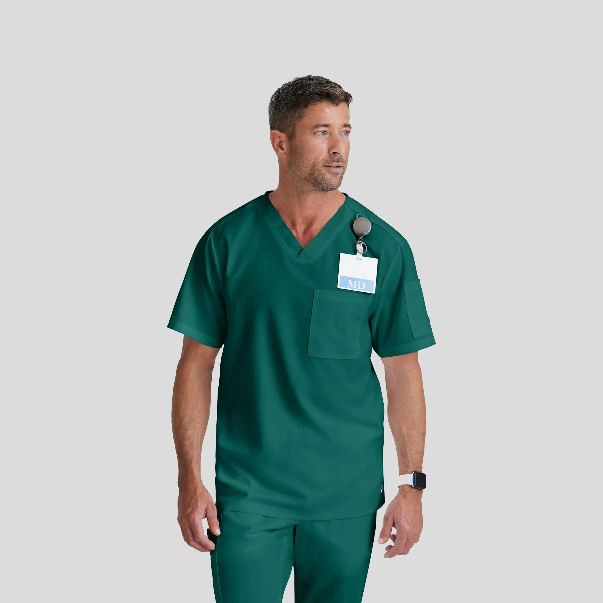 Medical Scrub Top Grey's Anatomy for Men - Image 12