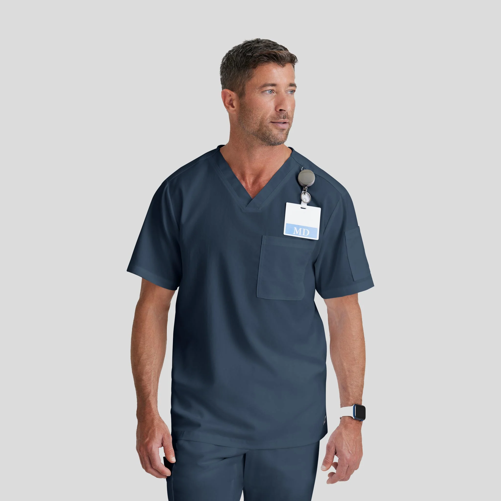 Medical Scrub Top Grey's Anatomy for Men - Image 15