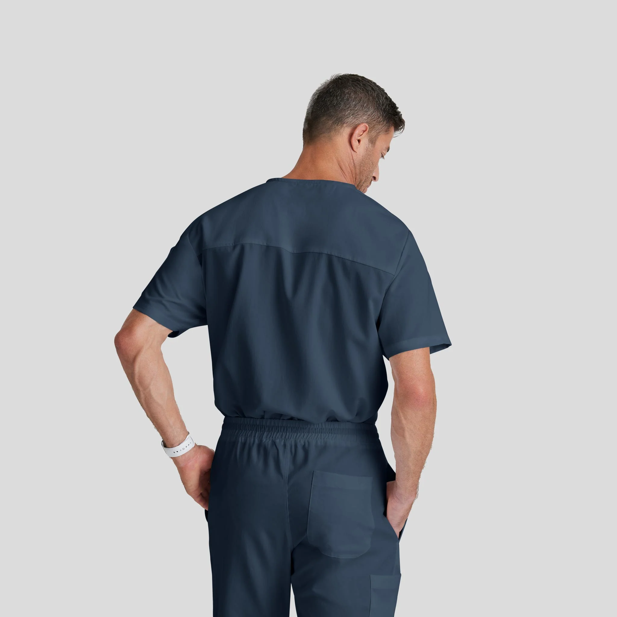 Medical Scrub Top Grey's Anatomy for Men - Image 16