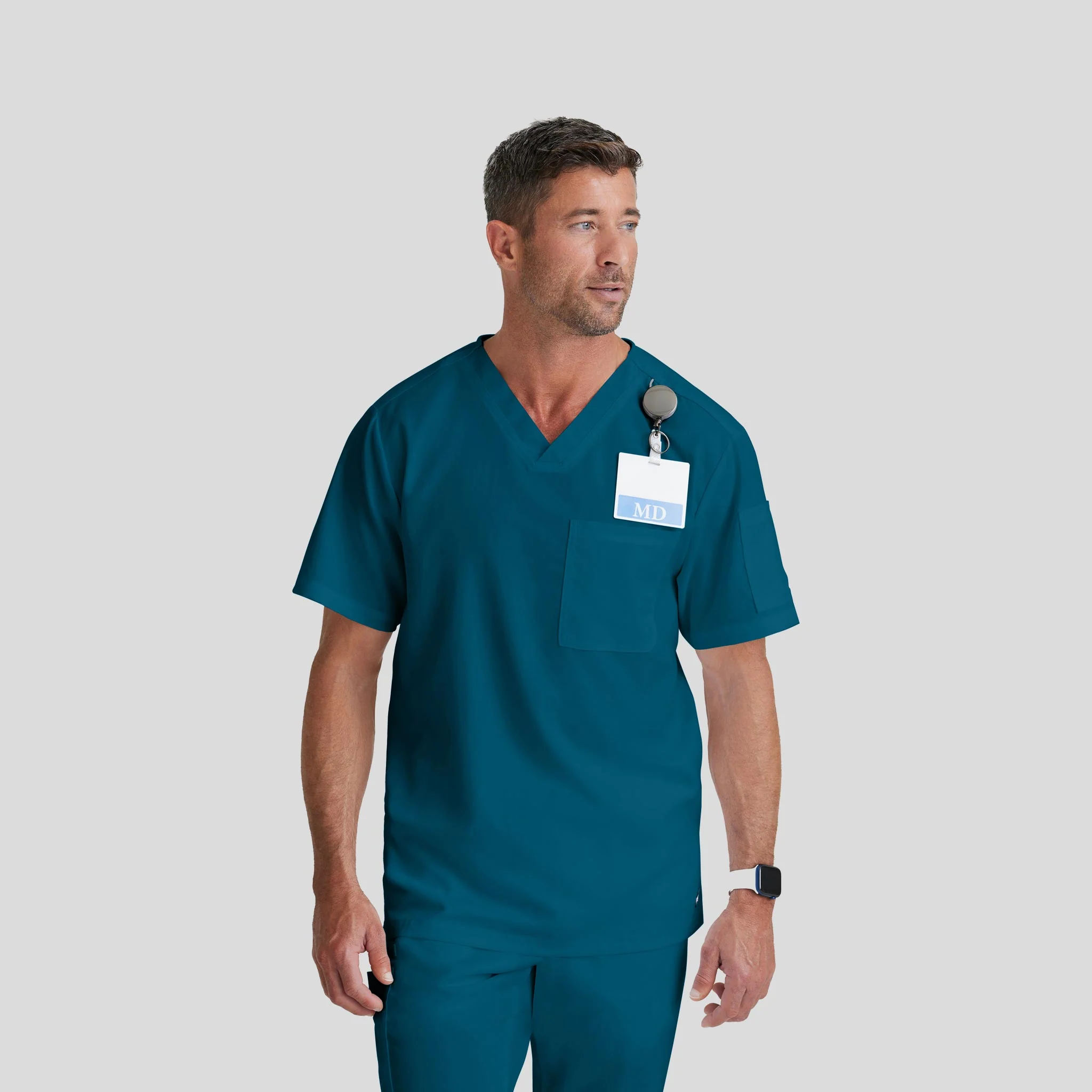 Medical Scrub Top Grey's Anatomy for Men - Image 18