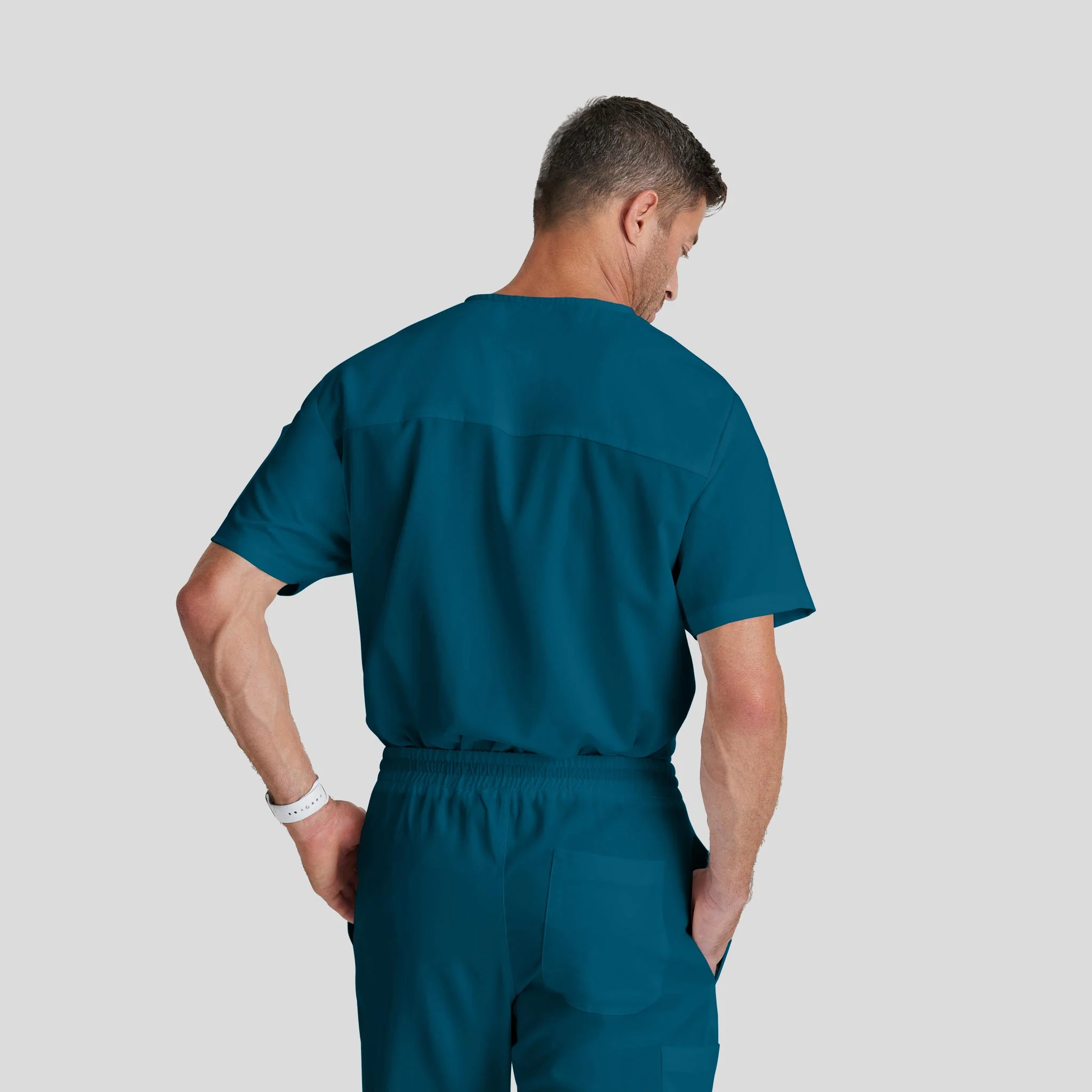 Medical Scrub Top Grey's Anatomy for Men - Image 19