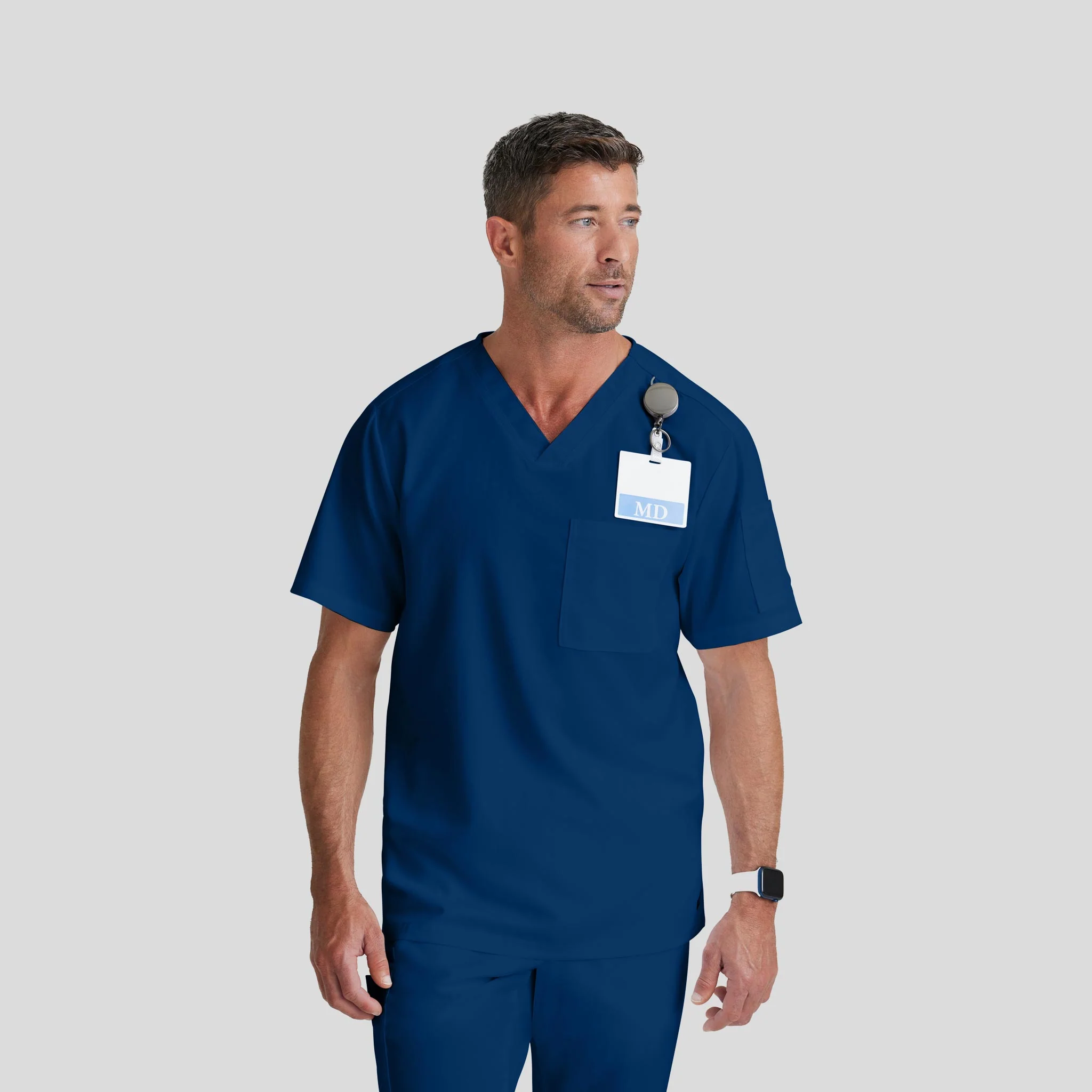 Medical Scrub Top Grey's Anatomy for Men - Image 3