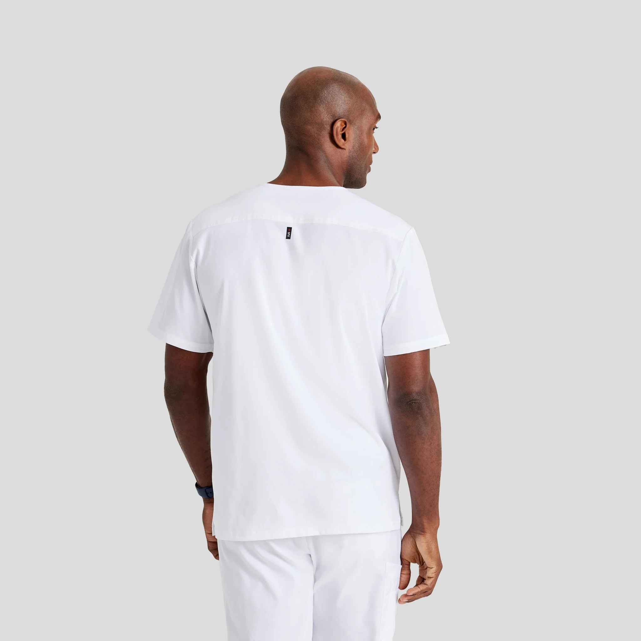 V-Neck Scrub Top Grey's Spandex for Men - Image 26
