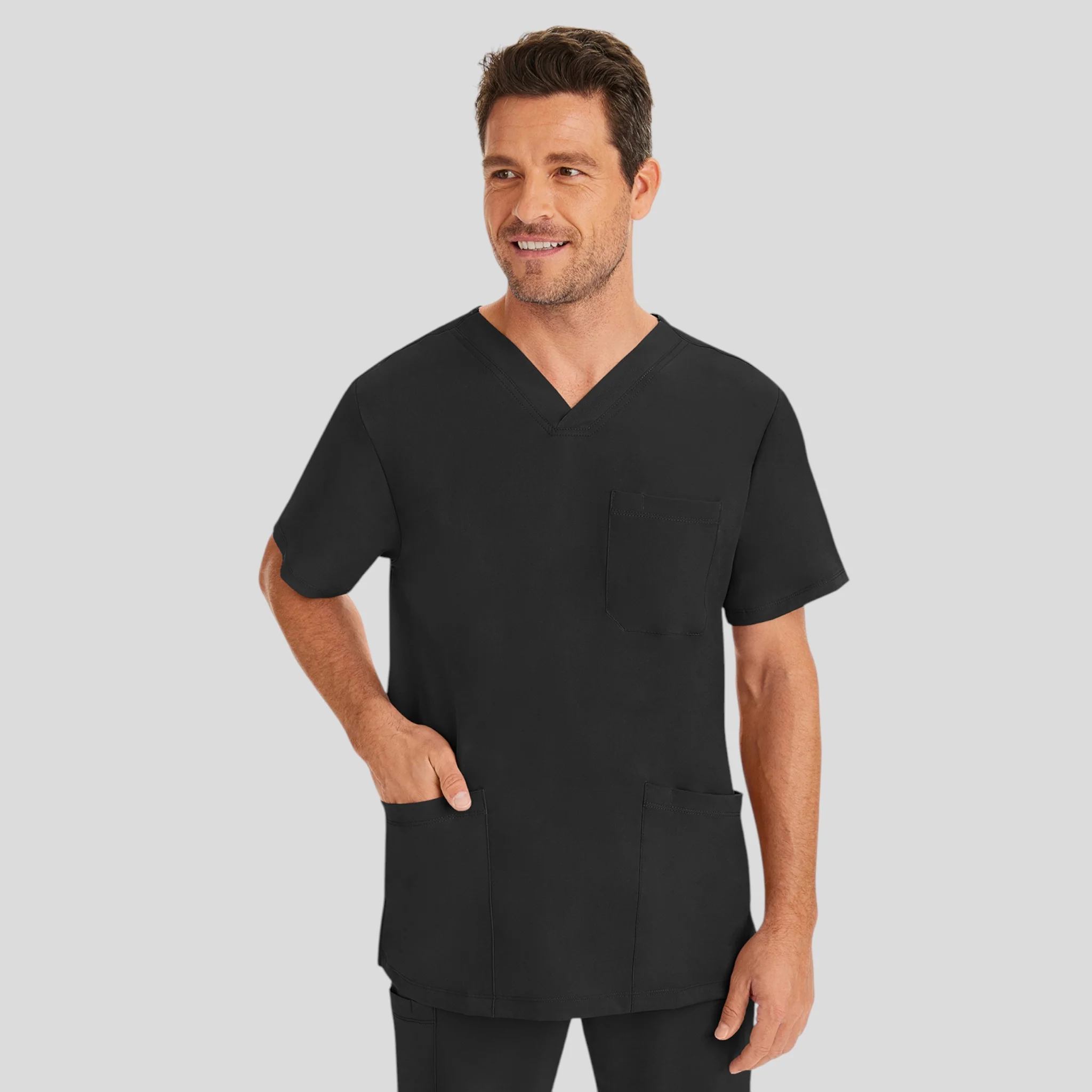 Scrub Top Healing Hands for Men - Image 4