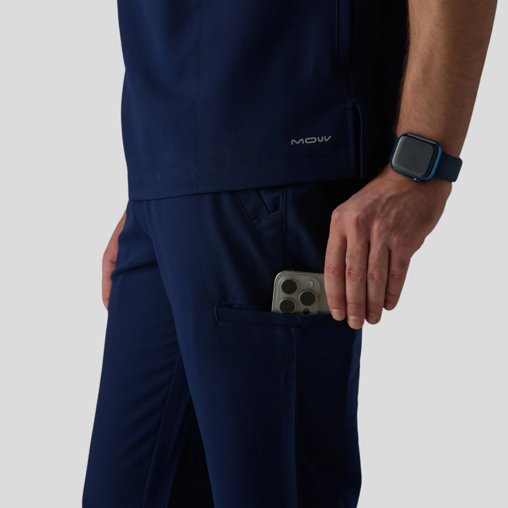 Medical Scrub Top Mouv 3-Pocket for Men - Image 10