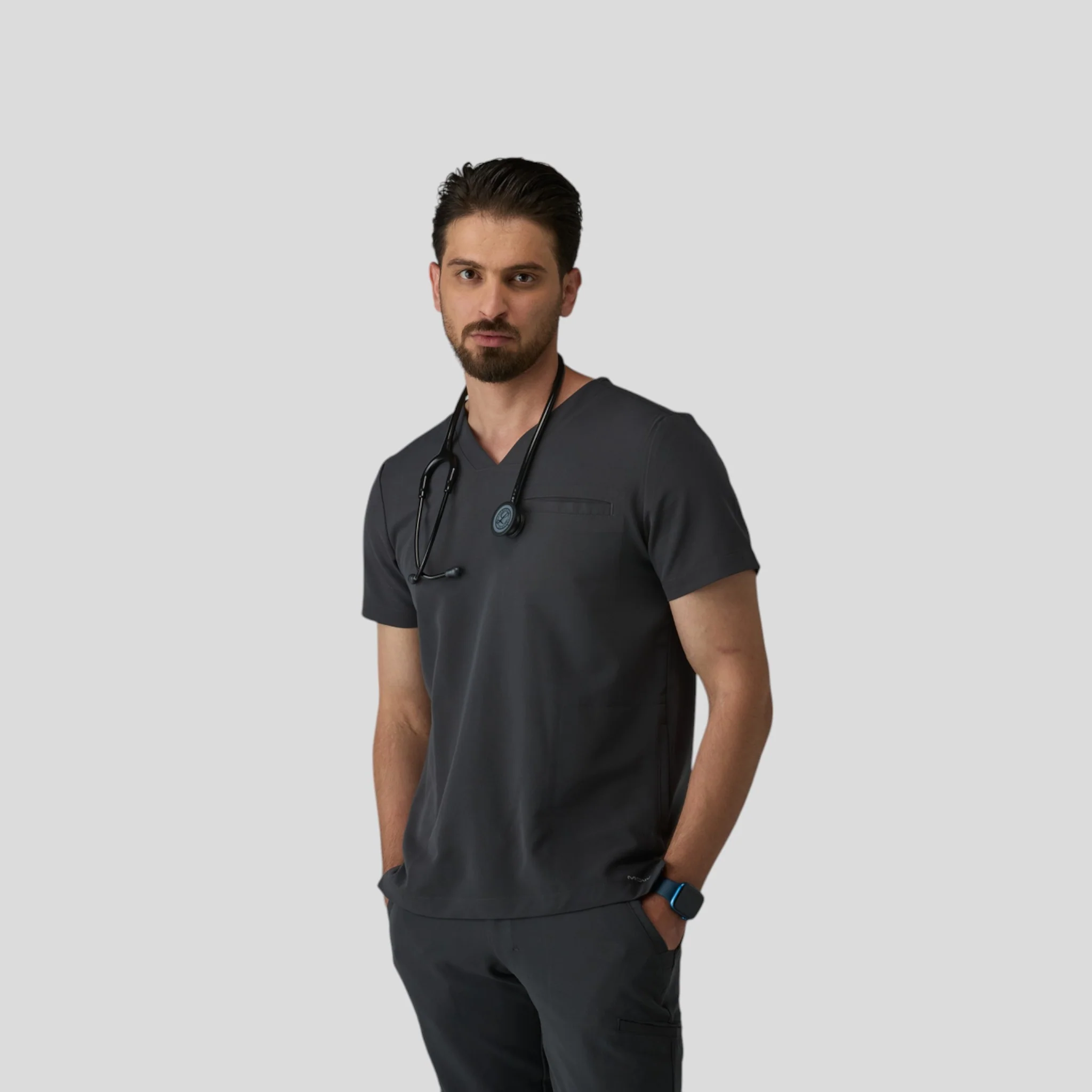 Medical Scrub Top Mouv 3-Pocket for Men - Image 11