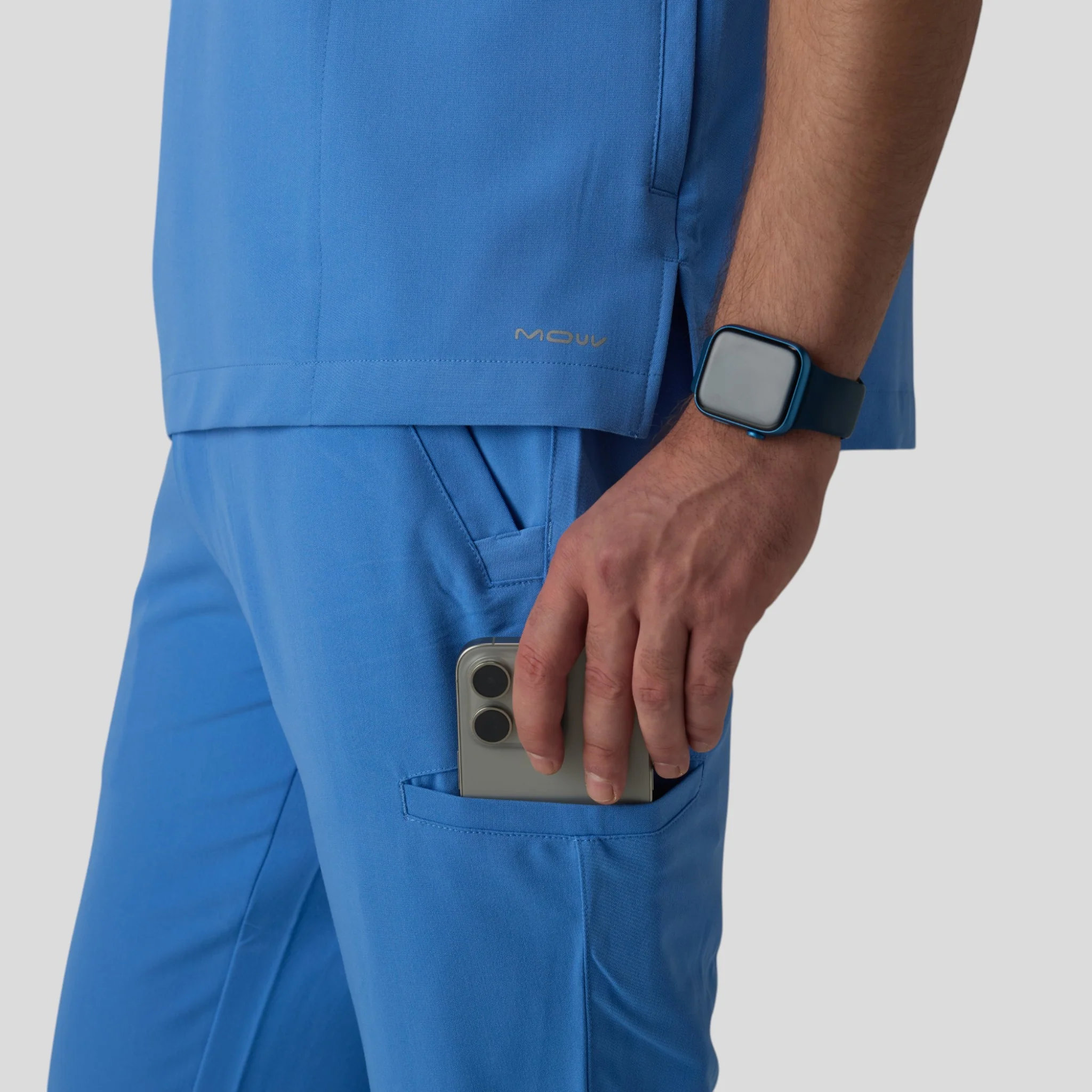 Medical Scrub Top Mouv 3-Pocket for Men - Image 6
